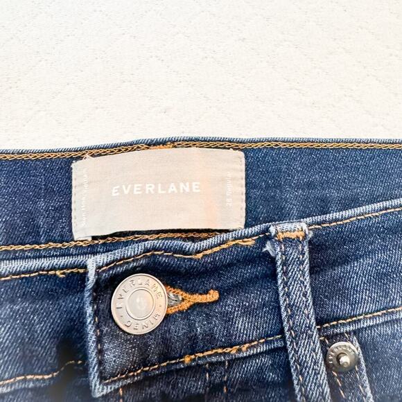 Everlane High Waist Dark Wash Denim Jeans Skinny SZ28 - Picture 6 of 7